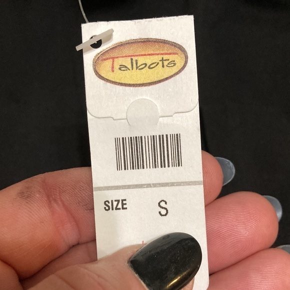 Talbots classic black mock turtleneck size S - Picture 4 of 7